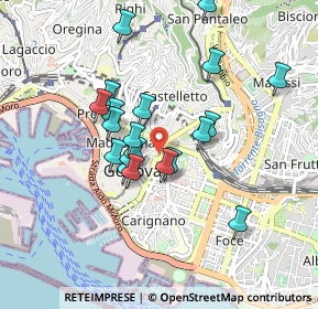 Mappa Piazza Santa Marta, 16121 Genova GE, Italia (0.781)