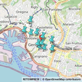 Mappa Piazza Santa Marta, 16121 Genova GE, Italia (0.60083)