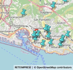Mappa Piazza Santa Marta, 16121 Genova GE, Italia (2.02467)
