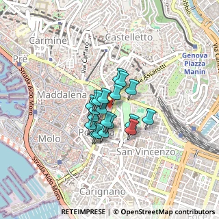 Mappa Via 12 Ottobre, 16121 Genova GE, Italia (0.2465)