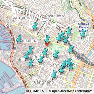 Mappa Via 12 Ottobre, 16121 Genova GE, Italia (0.524)