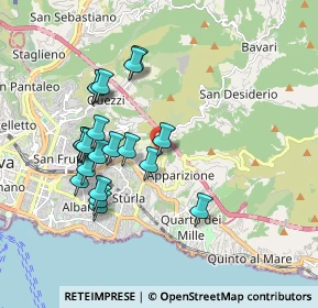 Mappa Via Grasso Giacomo, 16133 Genova GE, Italia (1.7815)