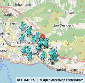 Mappa Via Grasso Giacomo, 16133 Genova GE, Italia (1.4925)