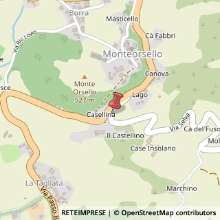 Mappa Via Passo Brasa, 4105, 41052 Guiglia, Modena (Emilia Romagna)