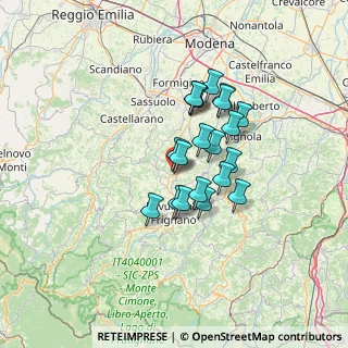 Mappa Via per Marano, 41028 Serramazzoni MO, Italia (10.205)