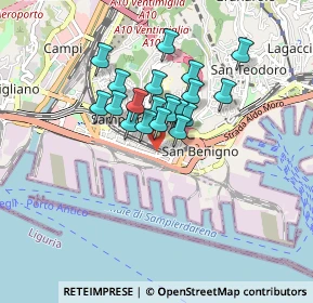Mappa Via Palazzo della Fortezza, 16149 Genova GE, Italia (0.6)