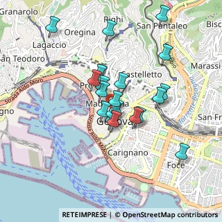Mappa Via David Chiossone, 16123 Genova GE, Italia (0.7435)