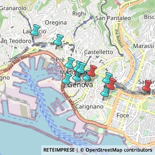 Mappa Via David Chiossone, 16123 Genova GE, Italia (0.70538)