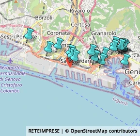 Mappa Viale Africa, 16100 Genova GE, Italia (1.9615)