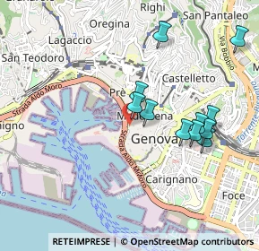 Mappa Via Al Ponte Reale, 16123 Genova GE, Italia (0.91273)