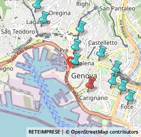 Mappa Piazza Della Raibetta, 16123 Genova GE, Italia (1.11455)