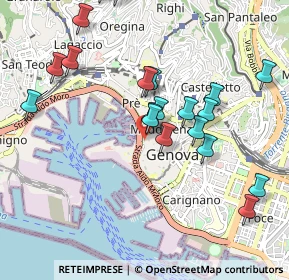 Mappa Via Al Ponte Reale, 16123 Genova GE, Italia (1.039)