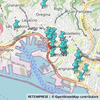 Mappa Via Al Ponte Reale, 16123 Genova GE, Italia (0.904)