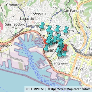 Mappa Via Al Ponte Reale, 16123 Genova GE, Italia (0.565)