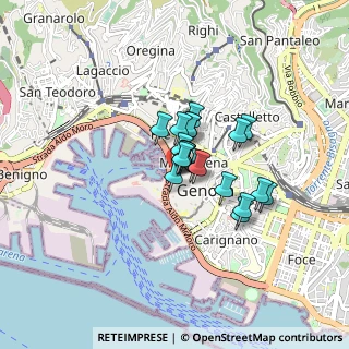 Mappa Piazza De Marini, 16123 Genova GE, Italia (0.487)