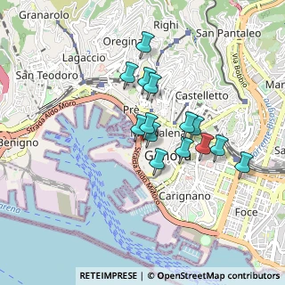 Mappa Via della Mercanzia, 16126 Genova GE, Italia (0.71214)