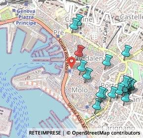 Mappa Via Al Ponte Reale, 16123 Genova GE, Italia (0.6355)