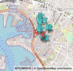 Mappa Via Al Ponte Reale, 16123 Genova GE, Italia (0.261)