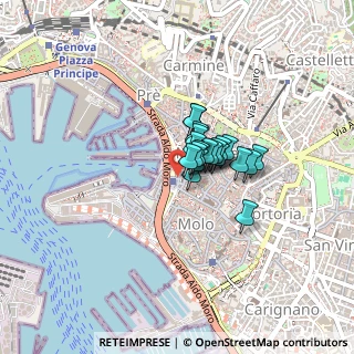 Mappa Via Al Ponte Reale, 16123 Genova GE, Italia (0.217)