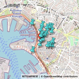 Mappa Via della Mercanzia, 16126 Genova GE, Italia (0.2525)