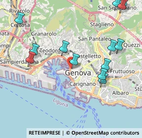 Mappa Via Al Ponte Reale, 16123 Genova GE, Italia (2.48231)