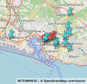 Mappa Via Al Ponte Reale, 16123 Genova GE, Italia (1.36188)