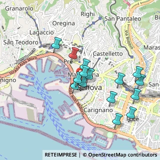 Mappa Vico alla Chiesa delle Vigne, 16123 Genova GE, Italia (0.84188)