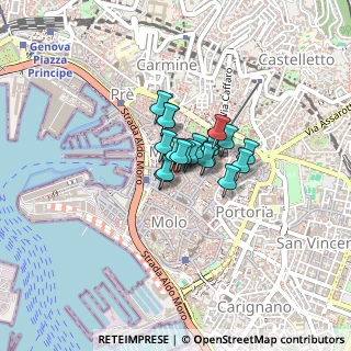 Mappa Vico dell'Amor Perfetto, 16123 Genova GE, Italia (0.1955)