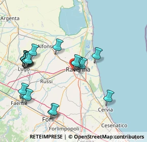 Mappa Via F. S. Bini, 48124 Ravenna RA, Italia (17.806)