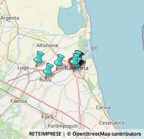 Mappa Via F. S. Bini, 48124 Ravenna RA, Italia (4.32)