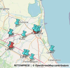 Mappa Via F. S. Bini, 48124 Ravenna RA, Italia (19.01933)