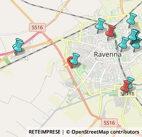 Mappa Via F. S. Bini, 48124 Ravenna RA, Italia (3.02231)