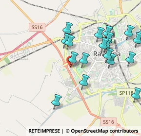 Mappa Via F. S. Bini, 48124 Ravenna RA, Italia (2.331)