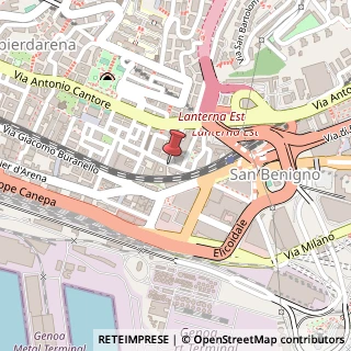 Mappa Via dottesio luigi 51/r, 16100 Genova, Genova (Liguria)