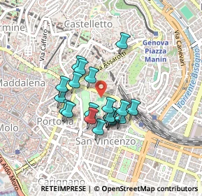 Mappa Via Serra, 16121 Genova GE, Italia (0.3365)