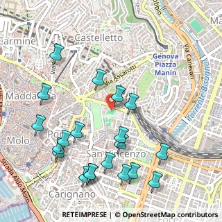 Mappa Via Serra, 16121 Genova GE, Italia (0.6095)