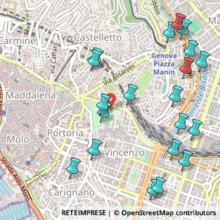 Mappa Via Serra, 16121 Genova GE, Italia (0.702)