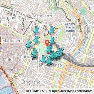 Mappa Via Serra, 16121 Genova GE, Italia (0.353)