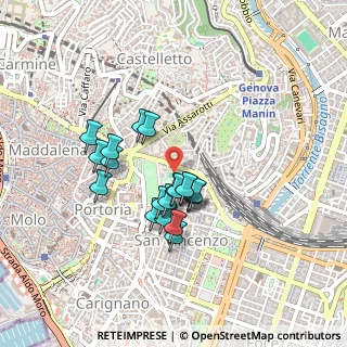 Mappa Via Serra, 16122 Genova GE, Italia (0.352)