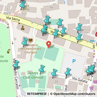 Mappa Via Serra, 16121 Genova GE, Italia (0.08636)