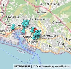 Mappa Via Serra, 16121 Genova GE, Italia (1.06)