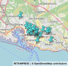 Mappa Via Serra, 16121 Genova GE, Italia (0.92211)