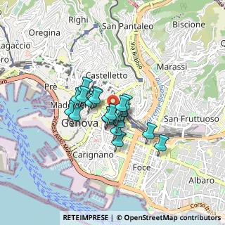 Mappa Via Serra, 16122 Genova GE, Italia (0.543)