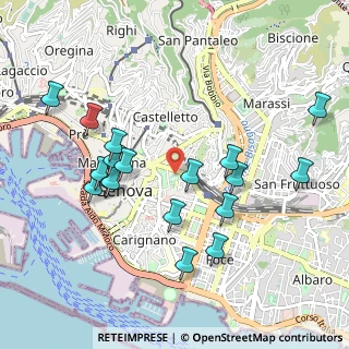 Mappa Via Serra, 16122 Genova GE, Italia (1.03056)