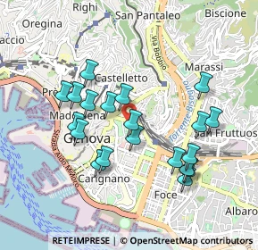 Mappa Via Serra, 16121 Genova GE, Italia (0.888)