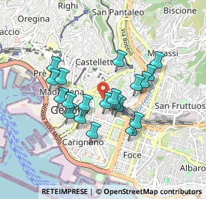 Mappa Via Serra, 16121 Genova GE, Italia (0.7335)