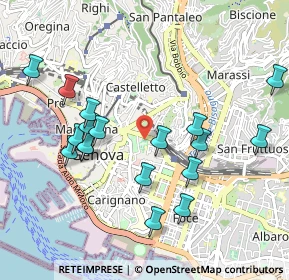 Mappa Via Serra, 16121 Genova GE, Italia (1.03056)