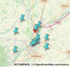 Mappa Via Torretta, 12100 Cuneo CN, Italia (3.18182)