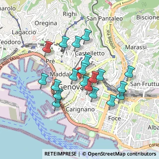Mappa Largo S. Giuseppe, 16121 Genova GE, Italia (0.7855)