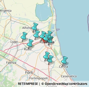 Mappa Via Vesuvio, 48124 Ravenna RA, Italia (9.41636)